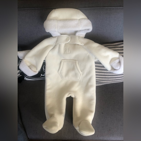 Ralph Lauren Fleece baby bunting- OS - Picture 2 of 10